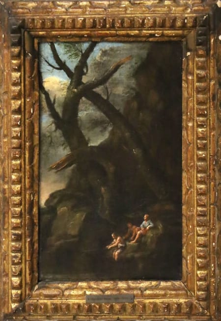 Salvator Rosa — Paesaggio con viandante